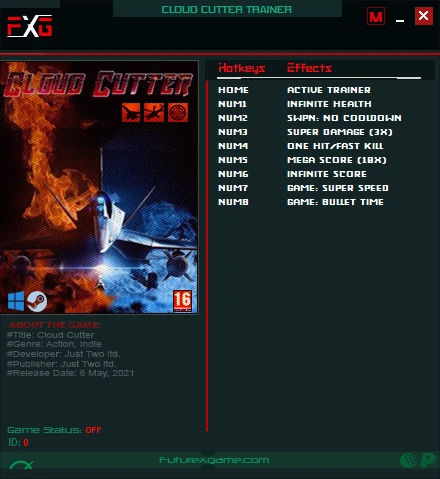 Cloud Cutter: Трейнер/Trainer (+8) [UPD: 06.05.2021] {FutureX}