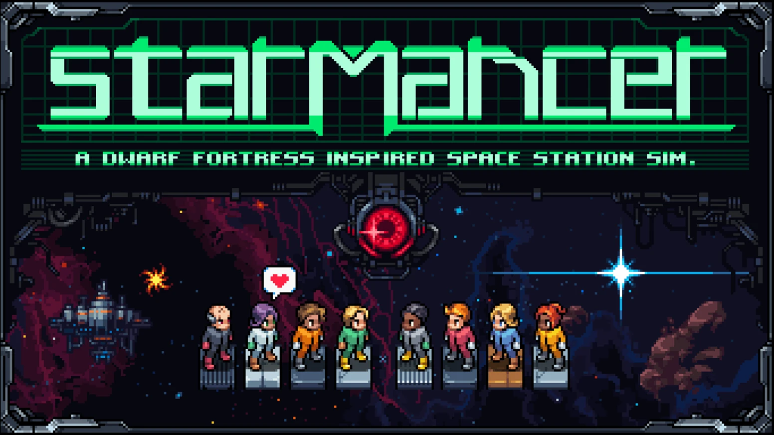 Трейлер Starmancer - симулятора управления космической колонией, вдохновлённого Dwarf Fortress