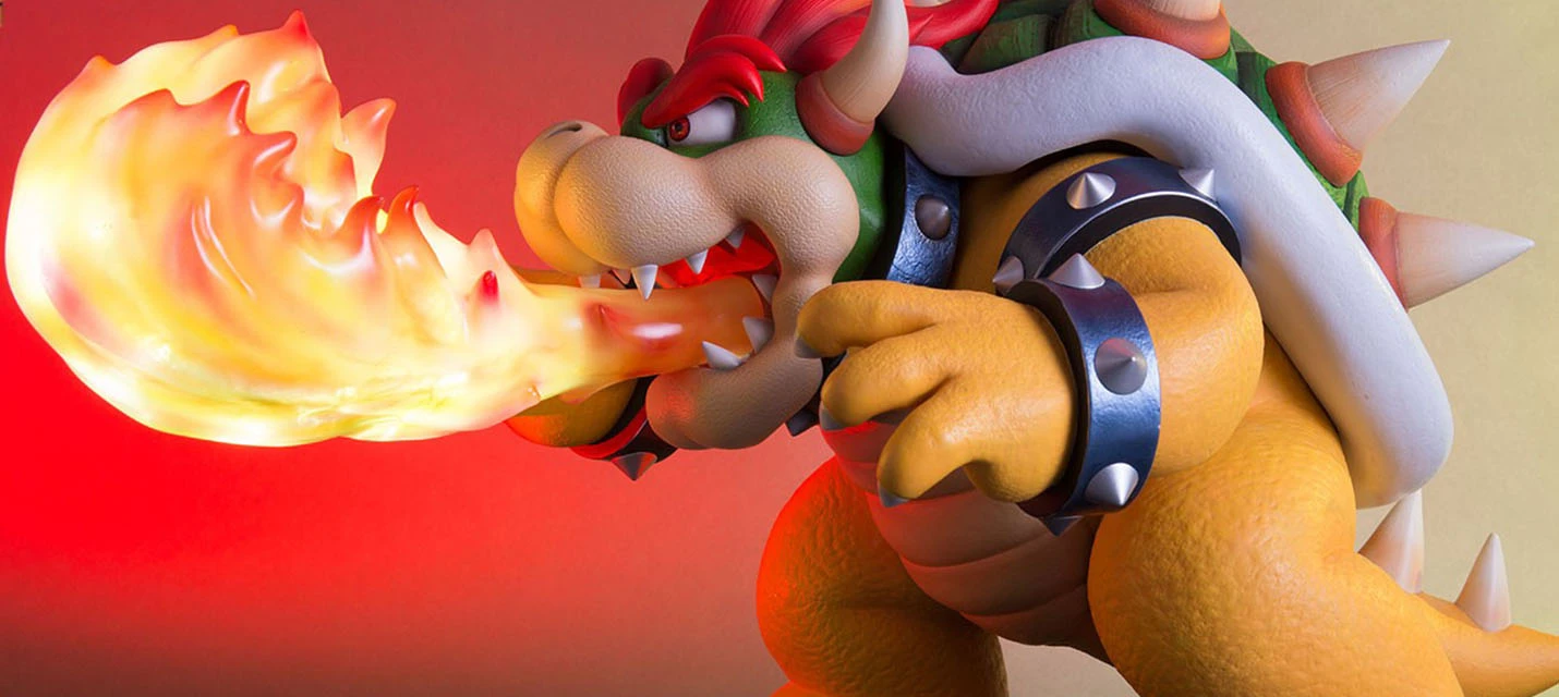First 4 Figures анонсировали громадные фигурки Боузера из Super Mario Bros