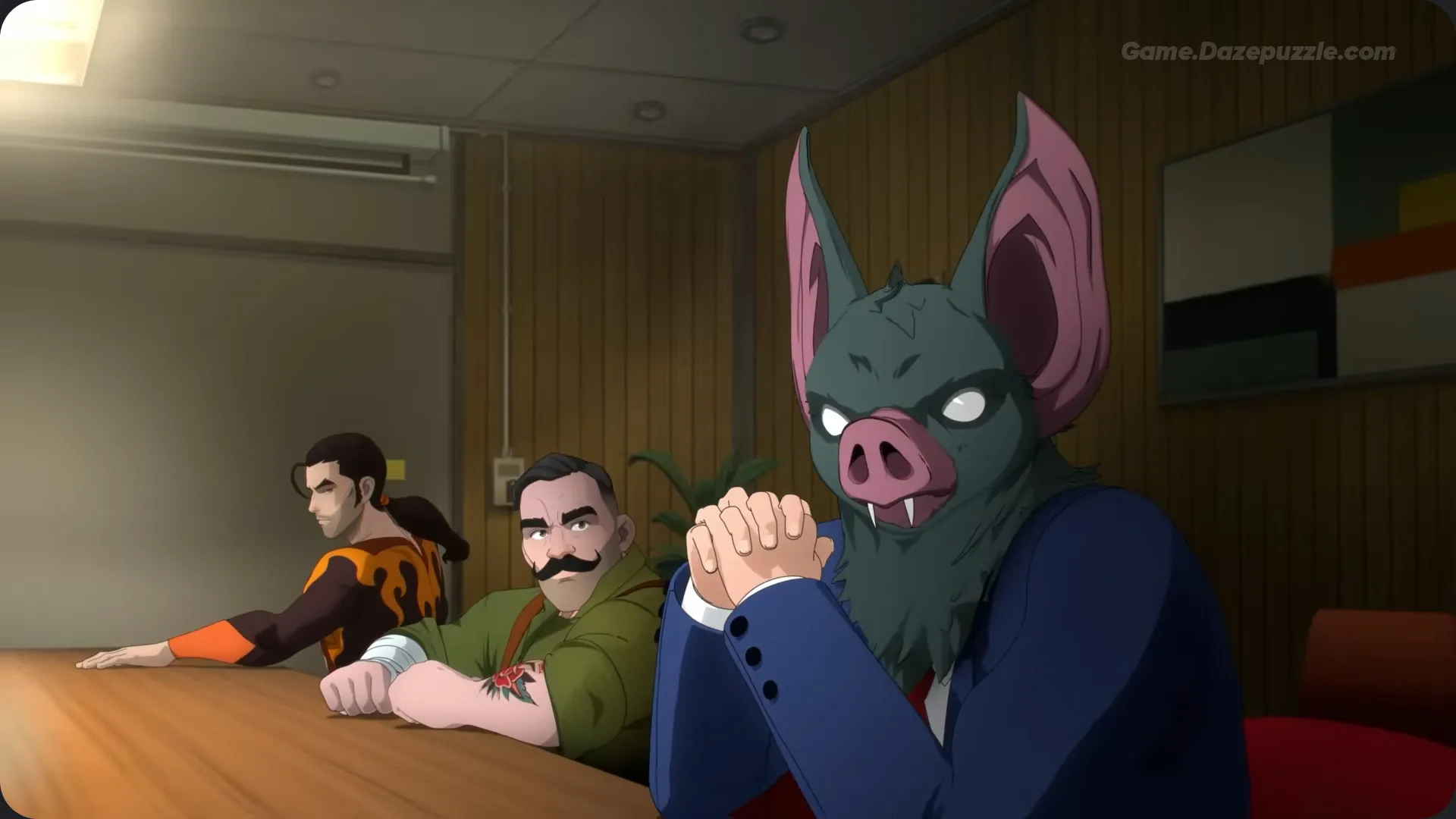 Изначально Сонар не планировался как часть команды в Dispatch, но его концепт-арты всех покорили