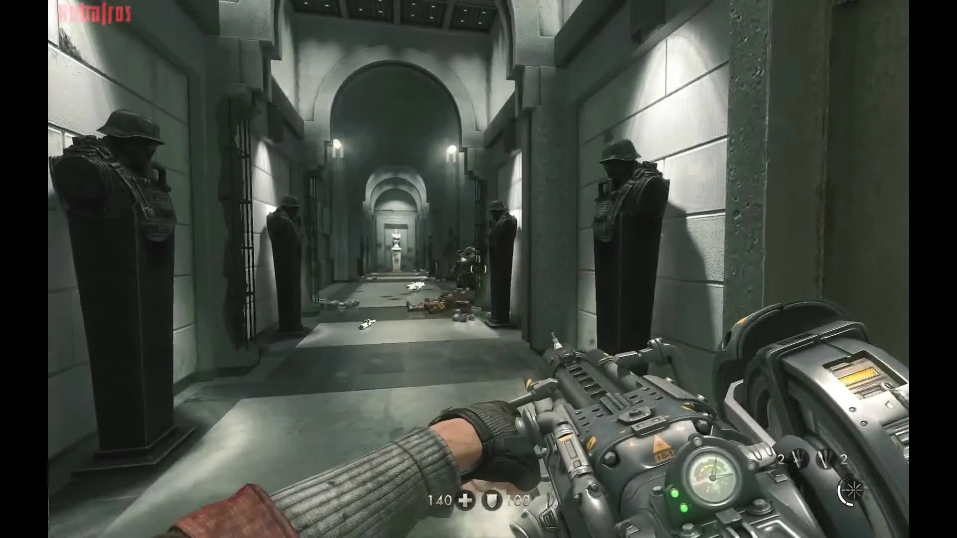 Wolfenstein: The New Order HARDCORE прохождение - ФИНАЛ, БОСС (глава 16)