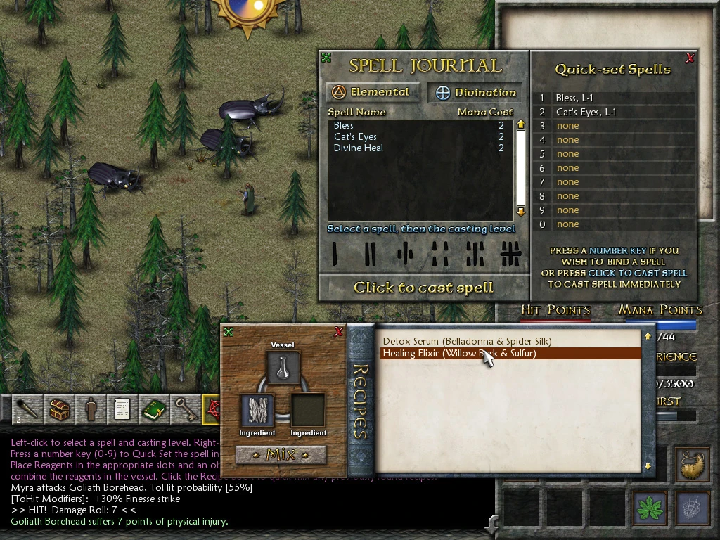 Eschalon: Book 2 "Таблица +3 для Cheat Engine от zupremacy: Редактор игрока, факела, денег"