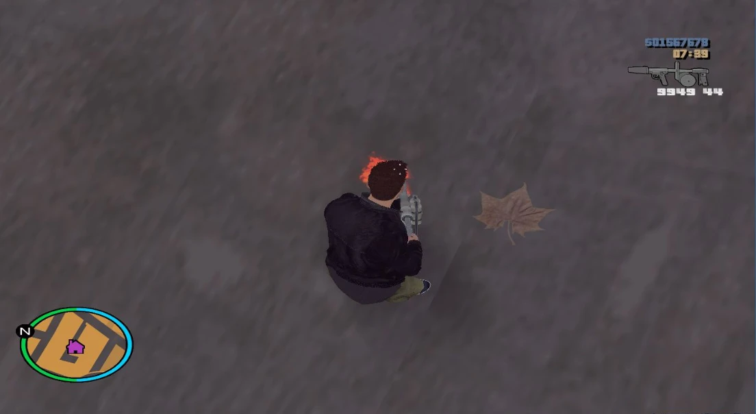 Grand Theft Auto 3 "Flamethrower fix"