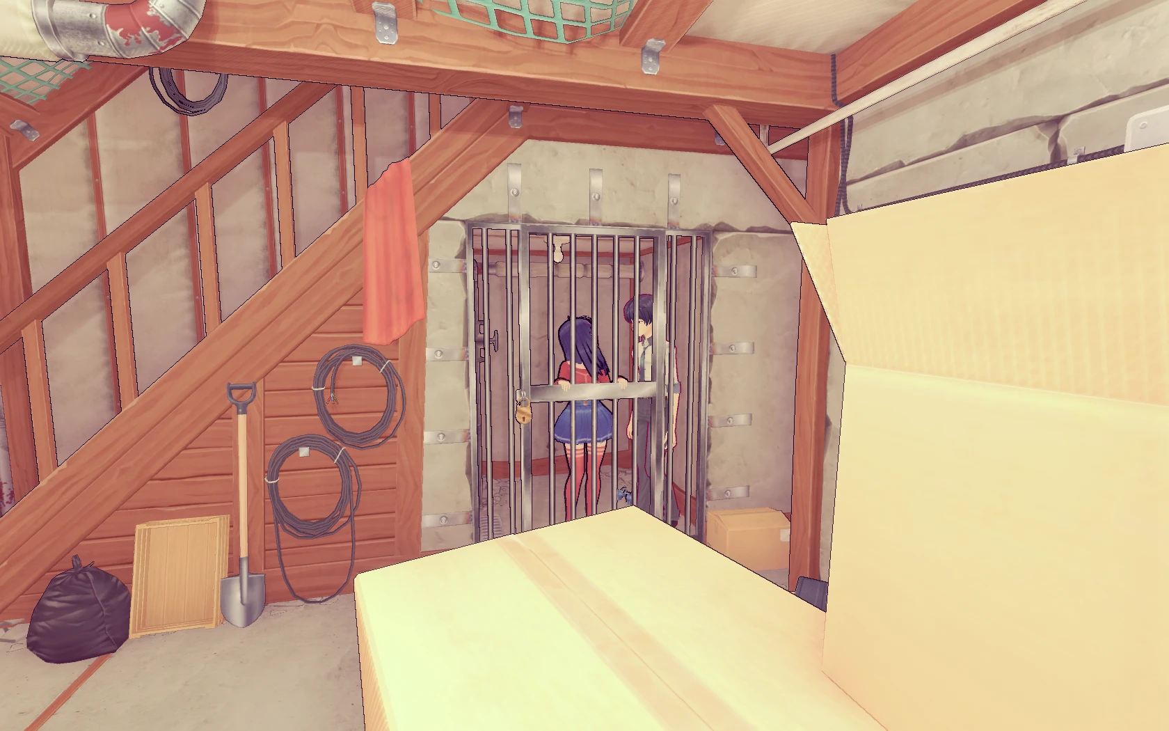 Теперь они оба в клетке