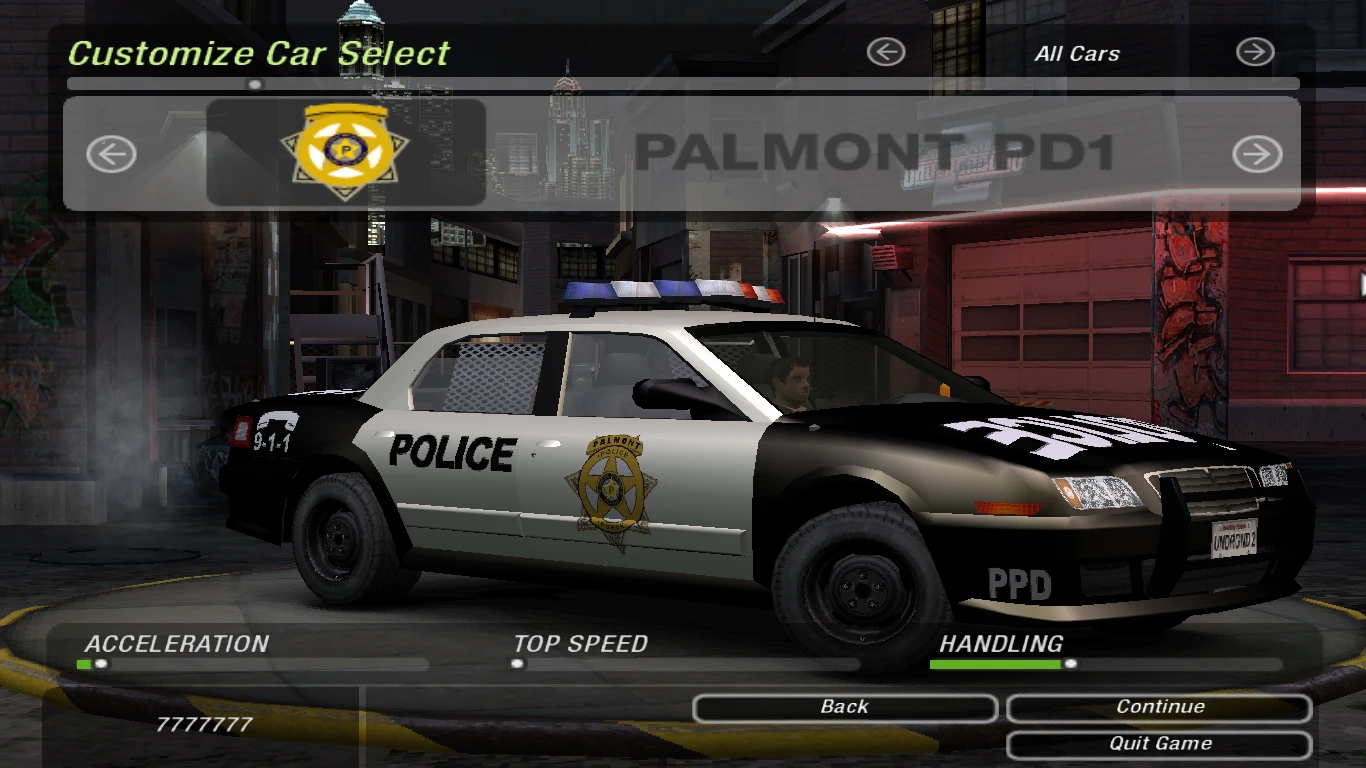 Need for Speed: Underground 2 "Полицейская машина из NFS Carbon"