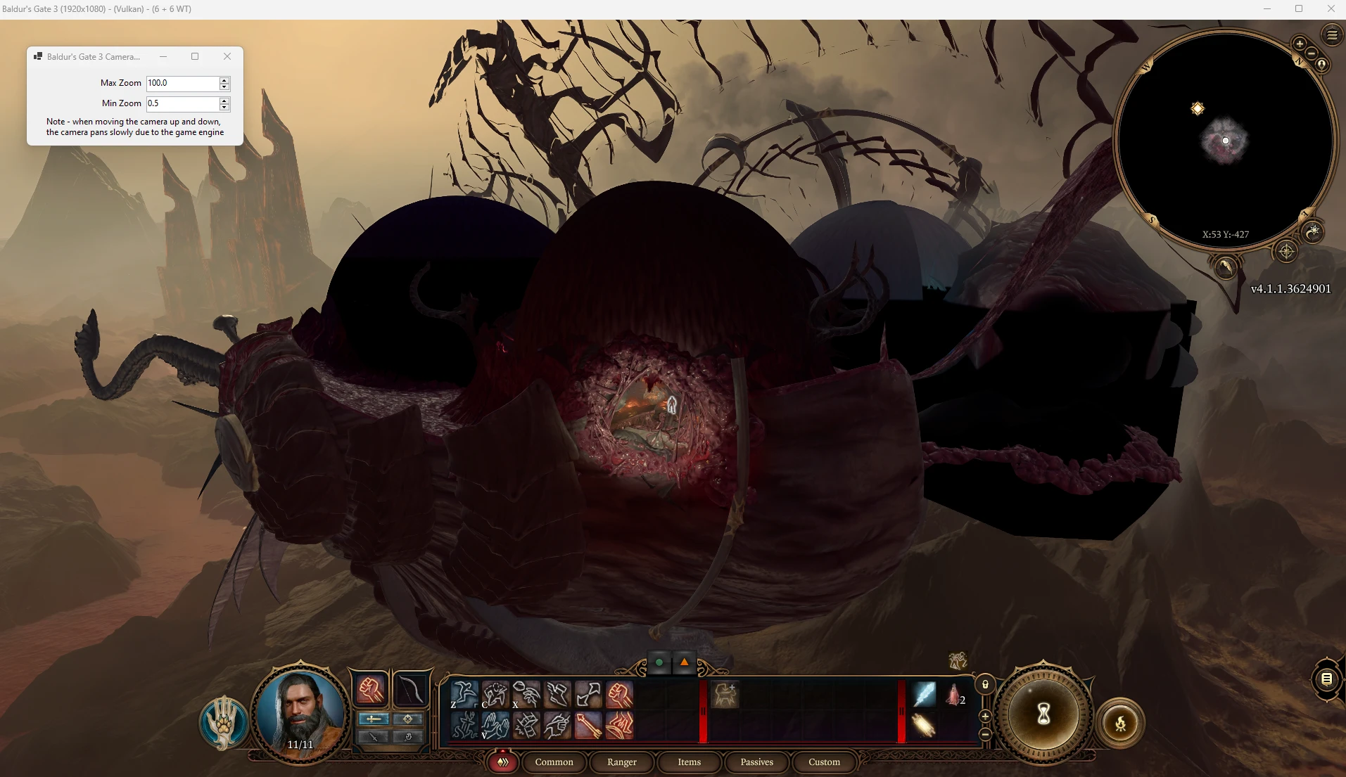 Baldur's Gate 3 "Инструмент камеры"