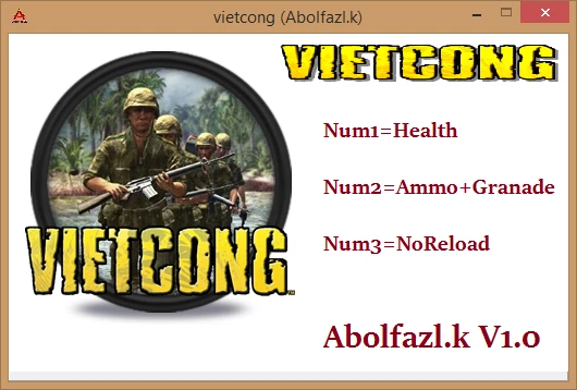 Vietcong: Трейнер/Trainer (+3) [1.0] {Abolfazl.k}