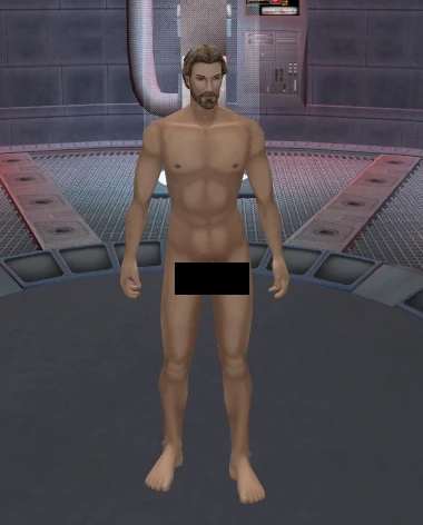 Star Wars: Knights of the Old Republic 2 - The Sith Lords "18+ Скин для главного персонажа - мужчины без одежды - v2.0"