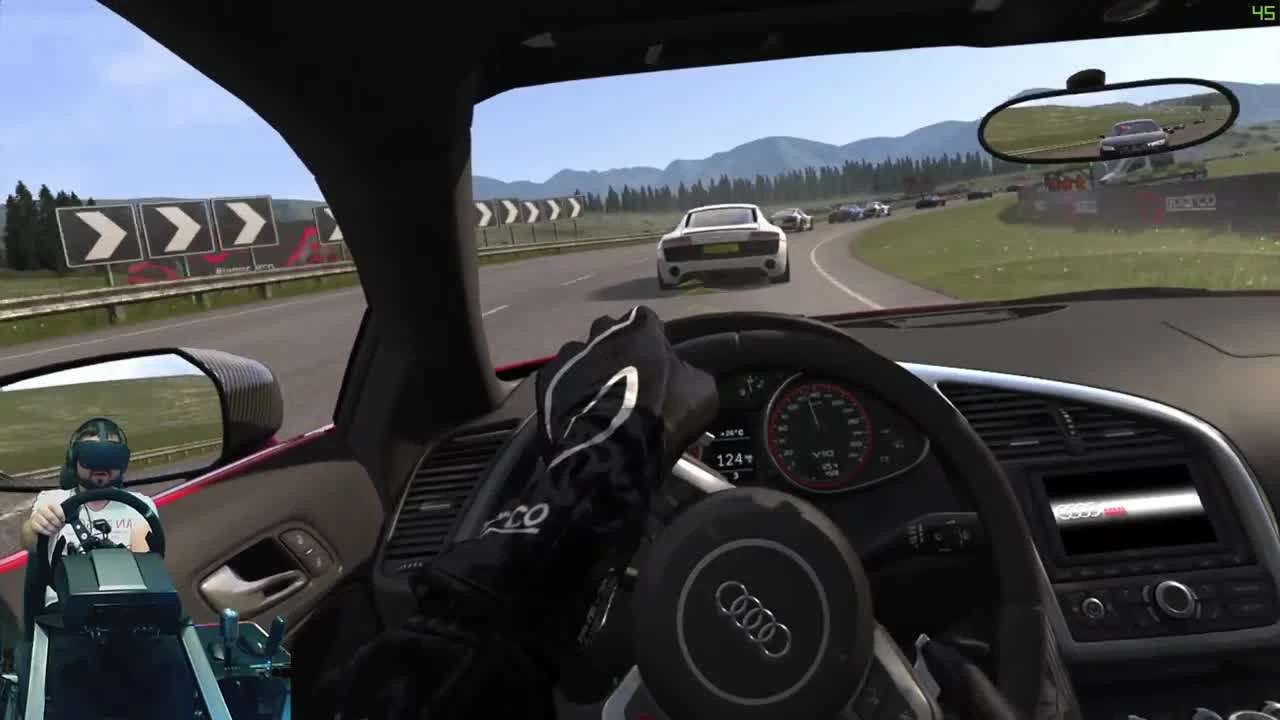 Assetto Corsa в VR - Audi R8 V10 Plus - Highlands of Scotland