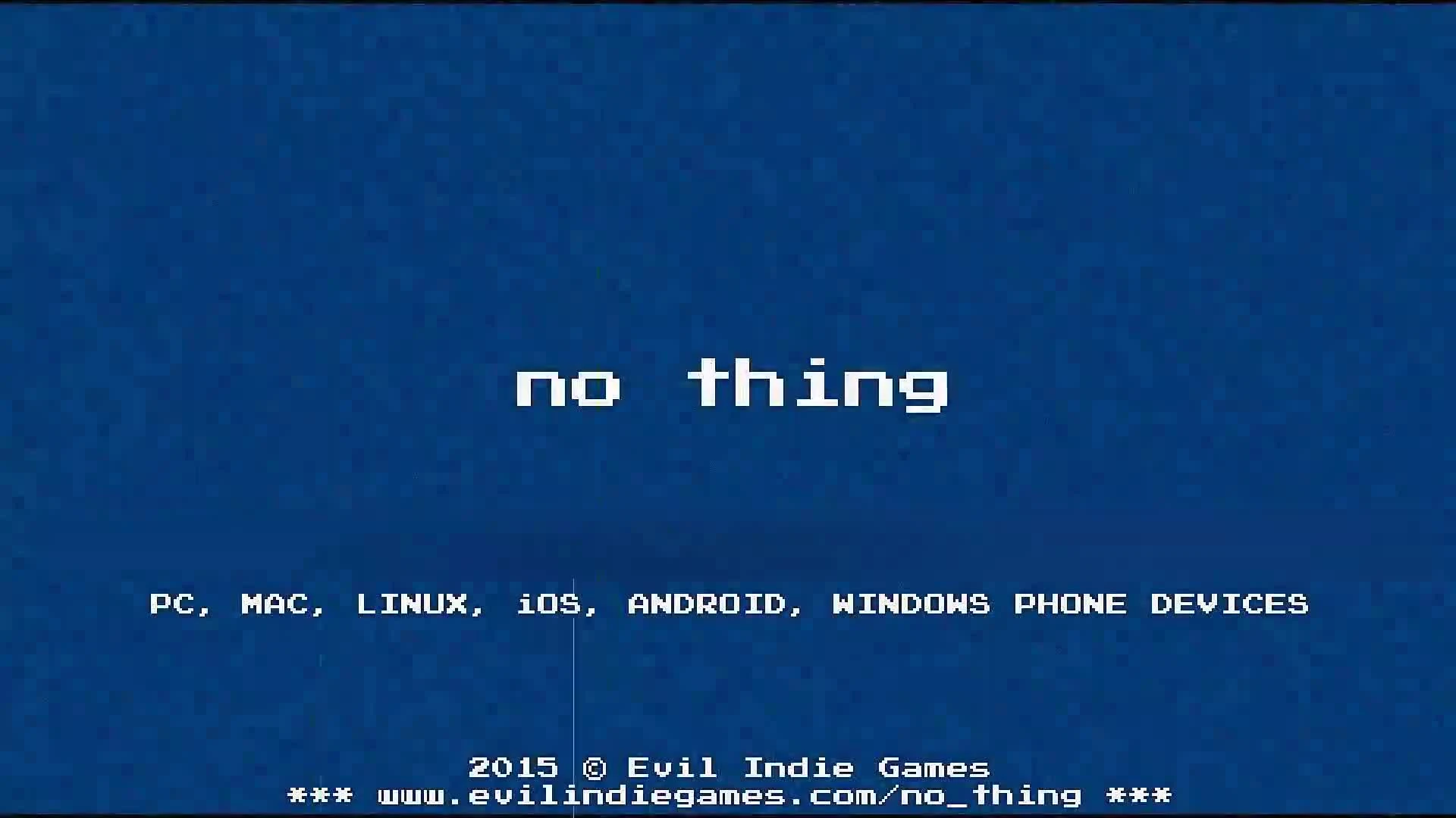 NO THING "Геймплейный трейлер"