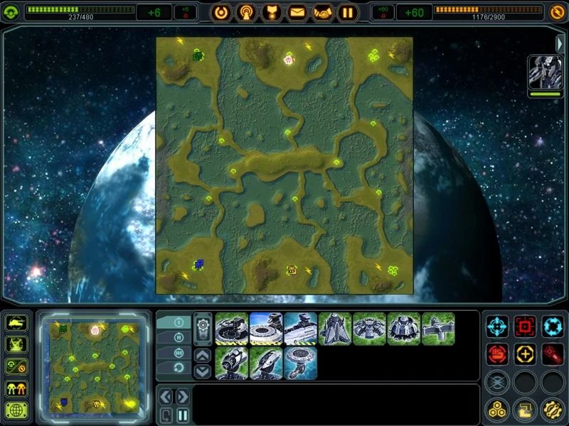 Supreme Commander "Карта - Swamp of Wraith"