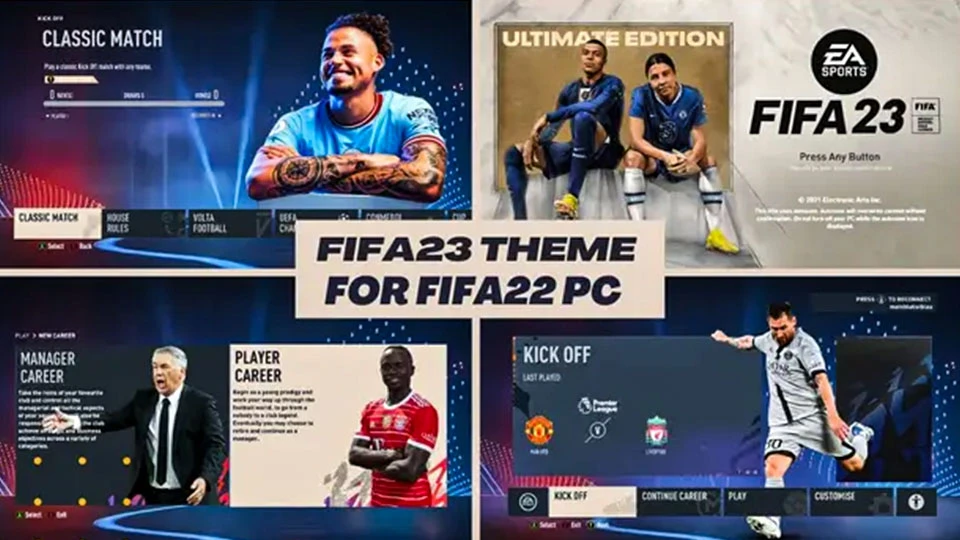 FIFA 22 "Темы в стиле FIFA 23"
