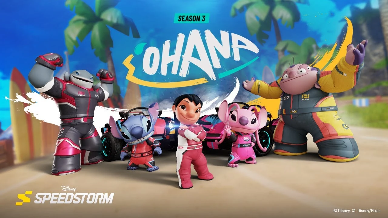 Disney Speedstorm представляет новый сезон Ohana с героями мультфильма "Лило и Стич"