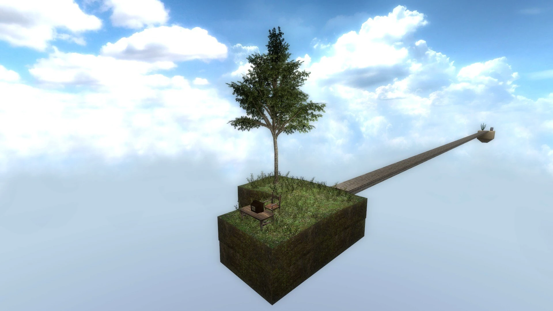 Garry's Mod "Карта Skyblock из Майнкрафта"