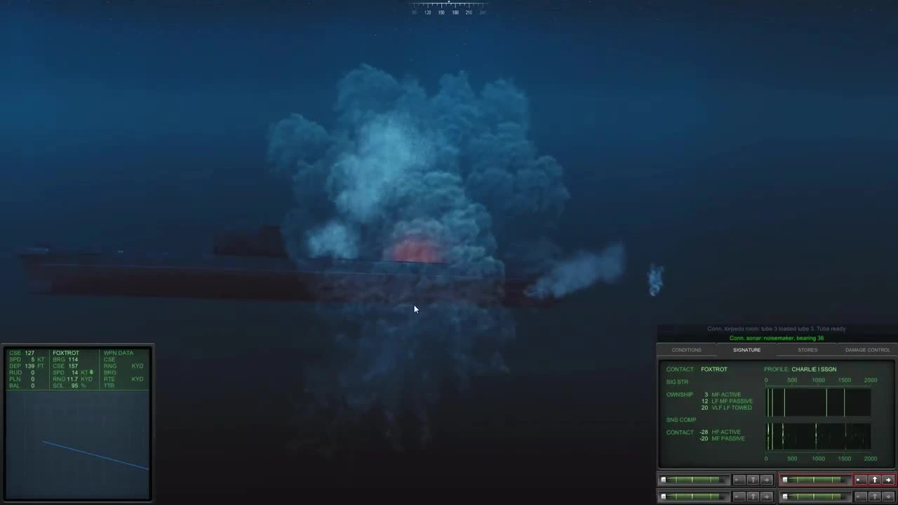 Подводная Дуэль Атомных Подлодок! В Симуляторе Cold Waters на ПК