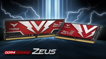 TEAMGROUP представила игровую память T-FORCE ZEUS DDR4 и T-FORCE ZEUS SO-DIMM