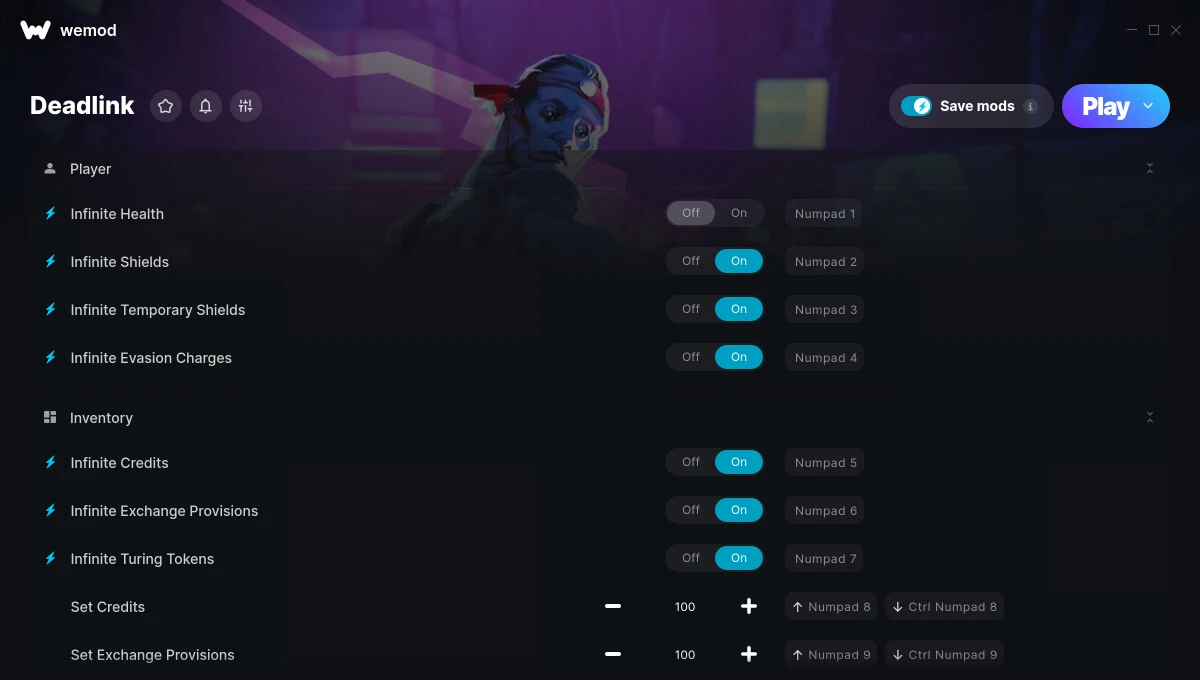 Deadlink "Трейнер +14" [UPD: 30.07.2024] {GreenHouse / WeMod}