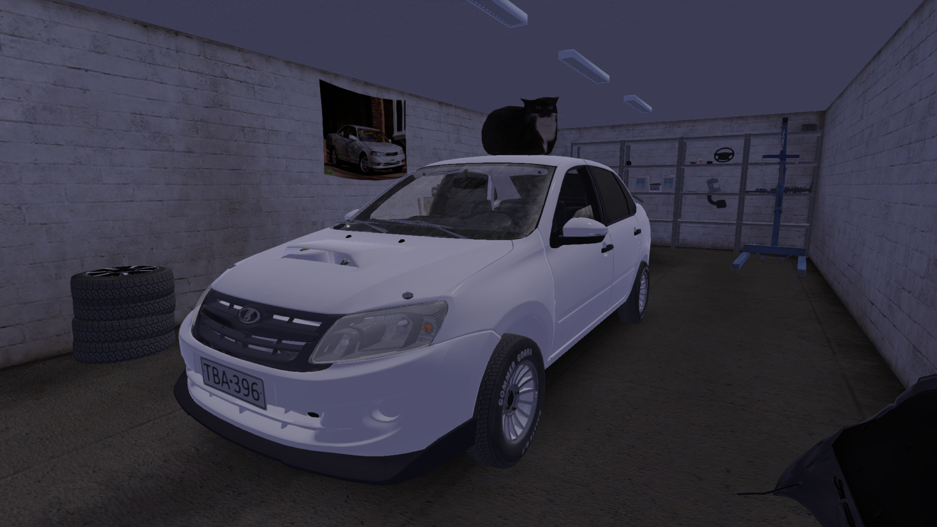 My Summer Car "Сохранение - Гранта белого цвета, на счету 200+к марок"