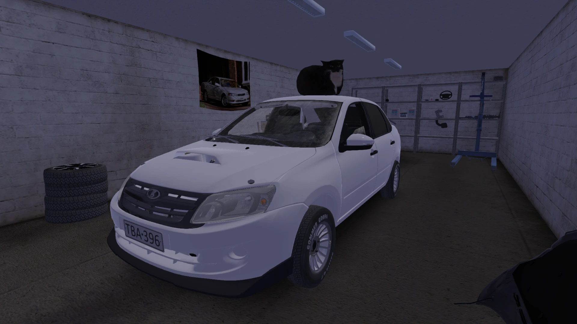My Summer Car "Сохранение - Гранта белого цвета, на счету 200+к марок"