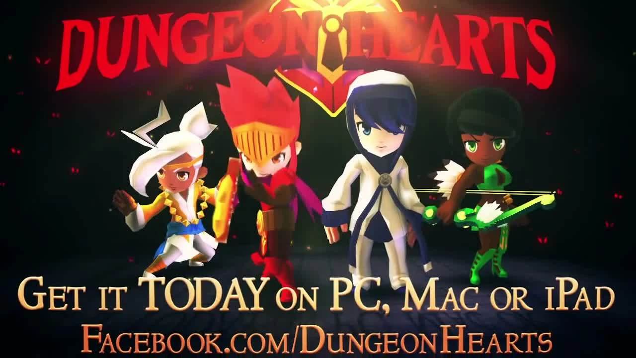 Dungeon Hearts - релизный трейлер