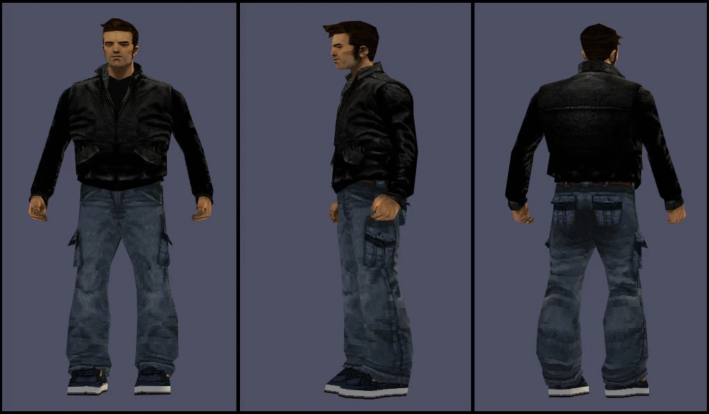 Grand Theft Auto 3 "Клод в синих джинсах"
