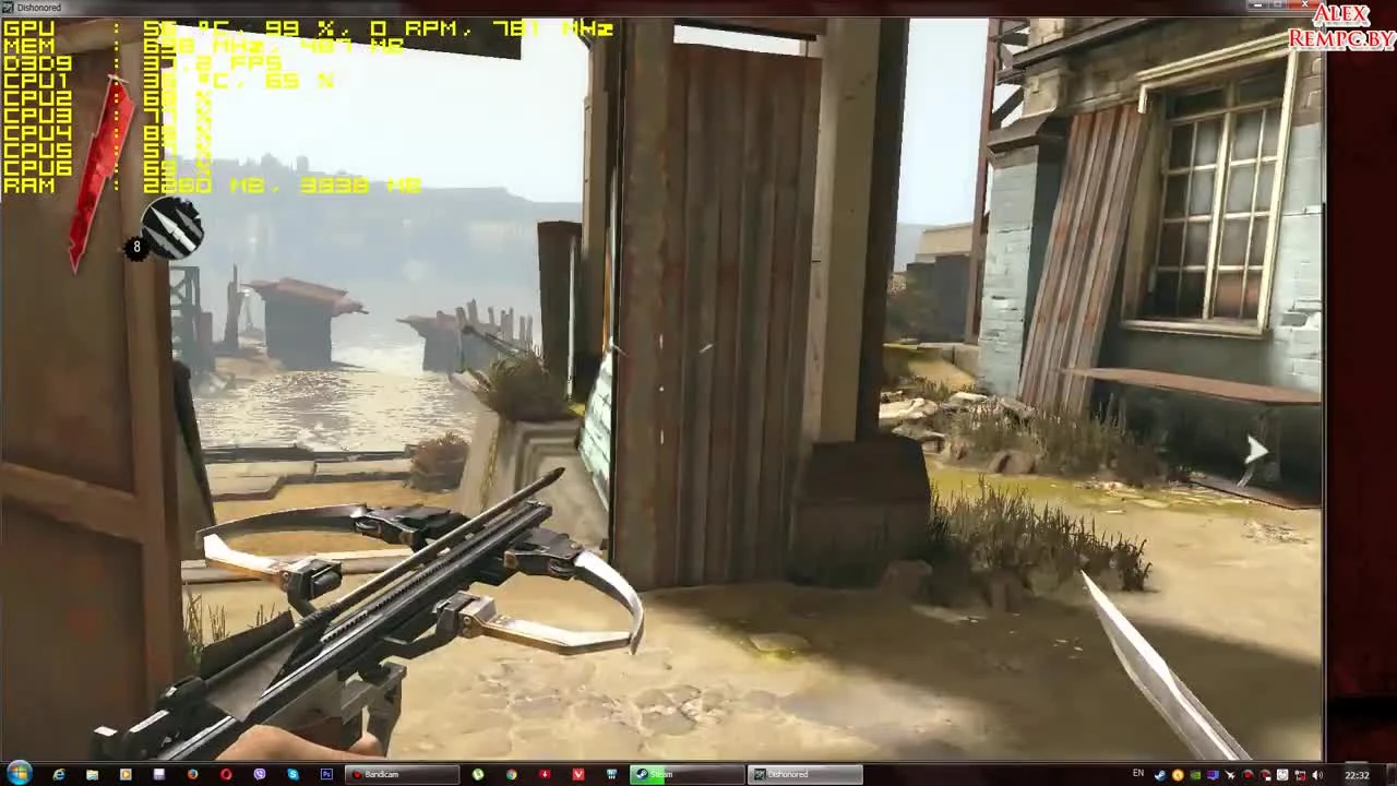 Dishonored запуск на слабом ПК (ОЗУ 4 ГБ, GeForce GT 630 1 ГБ)