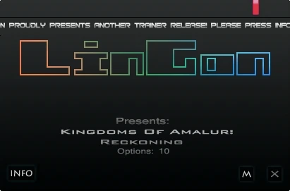 Kingdoms of Amalur - Reckoning: Трейнер/Trainer (+10) [1.0.0.2: STEAM] {LinGon}
