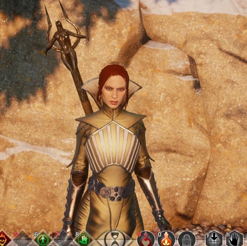 Dragon Age: Inquisition "Легкая броня в стиле Вивьен"