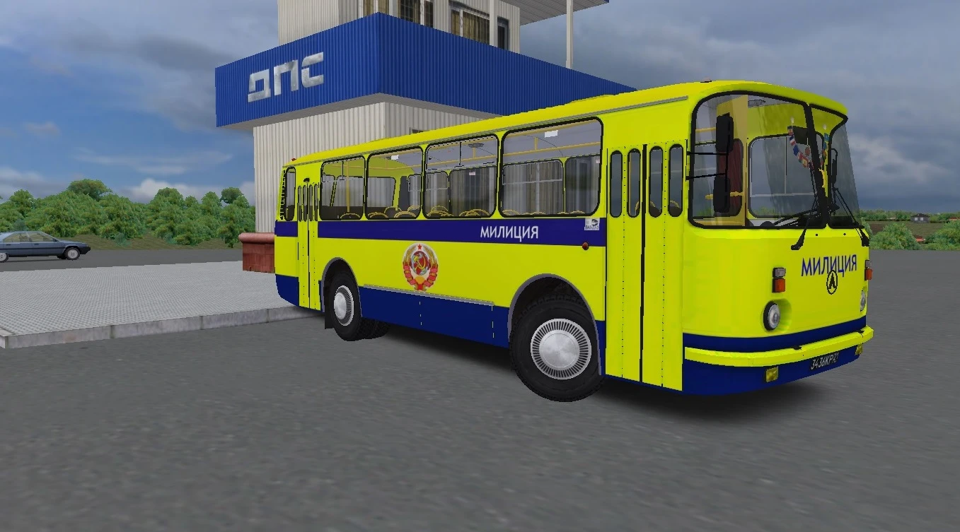 OMSI 2 "Перекрас лаз-даз 695 милиция"