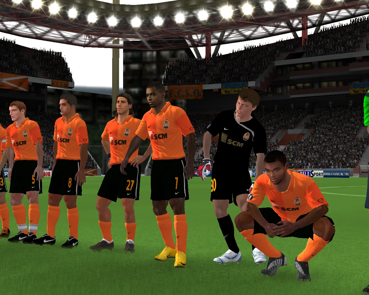 FIFA10 "Команда Шахтер из сезона 2008-2009"