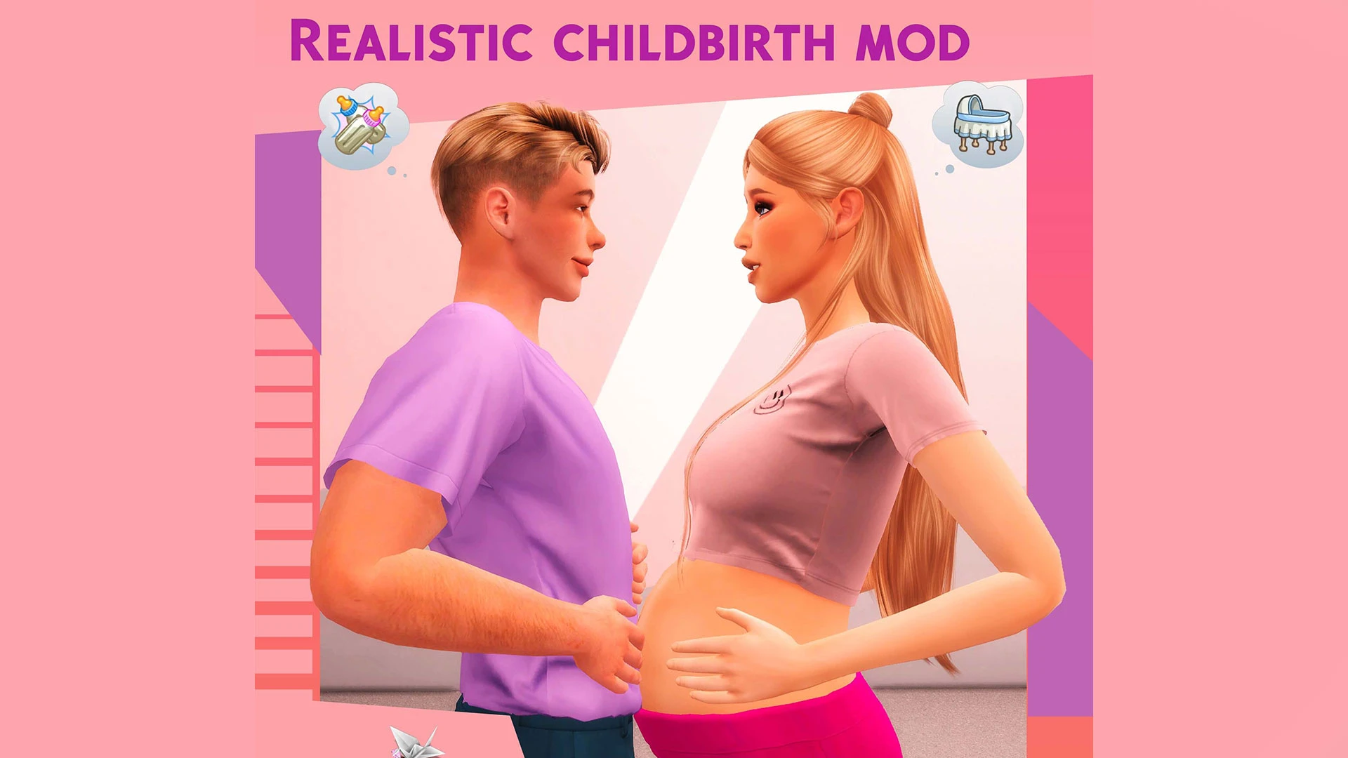 The Sims 4 "Реалистичные роды" [v3.2]