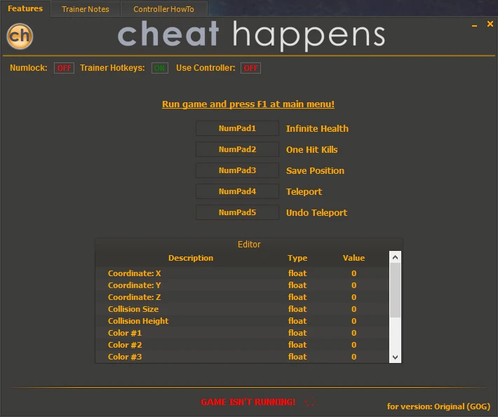 Advent Rising: Трейнер/Trainer (+3) [GOG] {0x90}