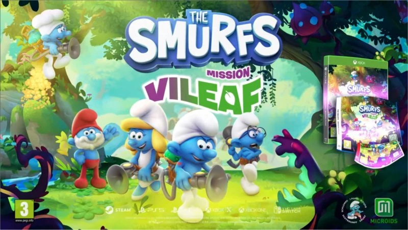 В Steam состоялся релиз игры про синих человечков The Smurfs - Mission Vileaf