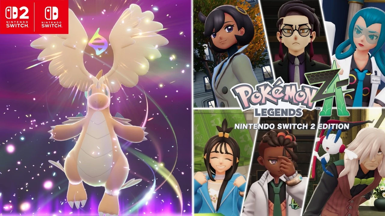 Новый трейлер Pokemon Legends: Z-A показал боевую систему и сюжет