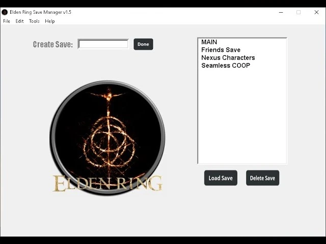 Elden Ring "Save Manager - Менеджер сохранений"