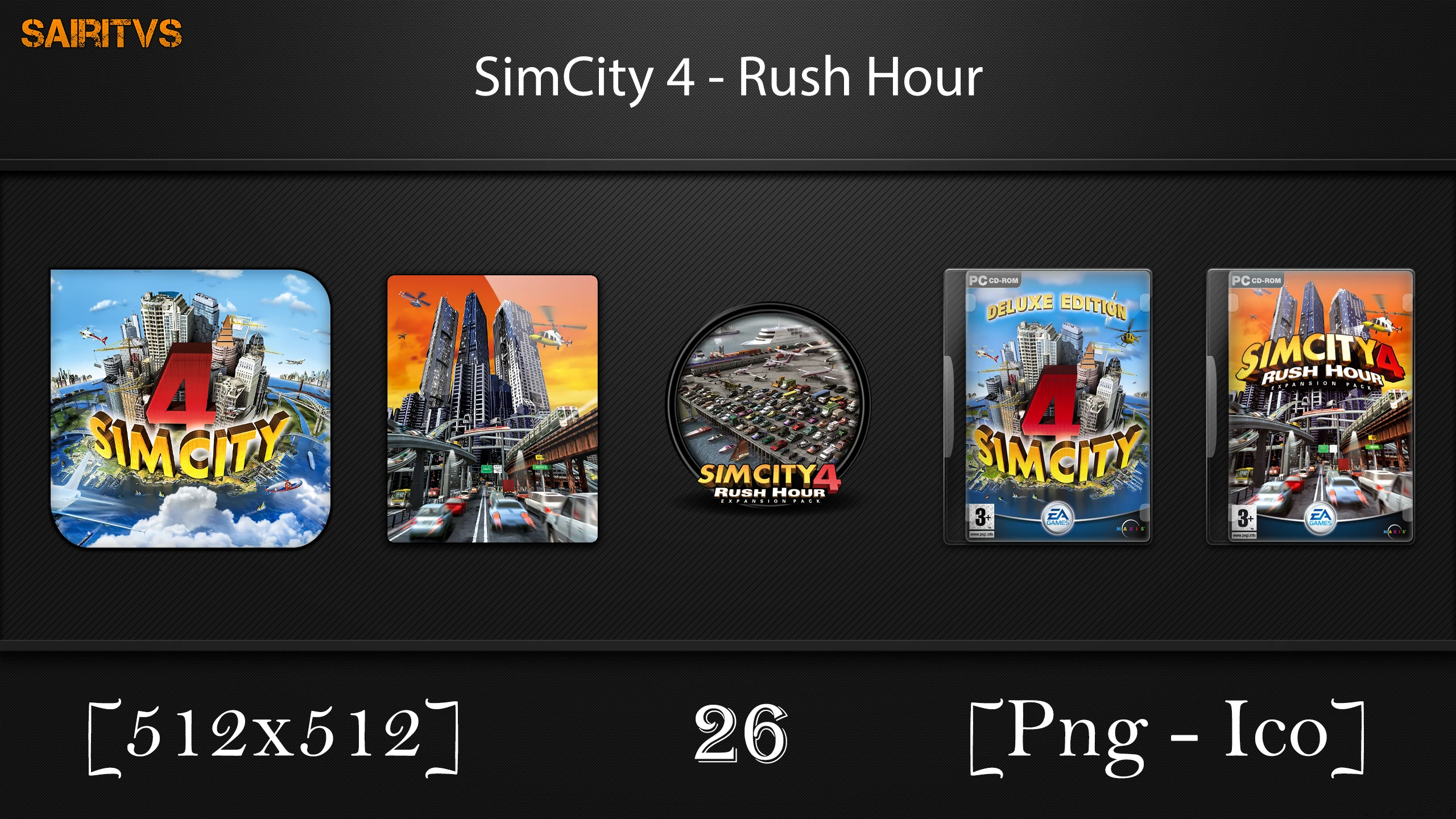 SimCity 4: Rush Hour "Иконки (ArtGamer)"
