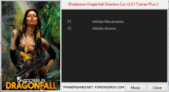 Shadowrun: Dragonfall - Directors Cut: Трейнер/Trainer (+2) [2.0.1] {TRAiNERGAMES}