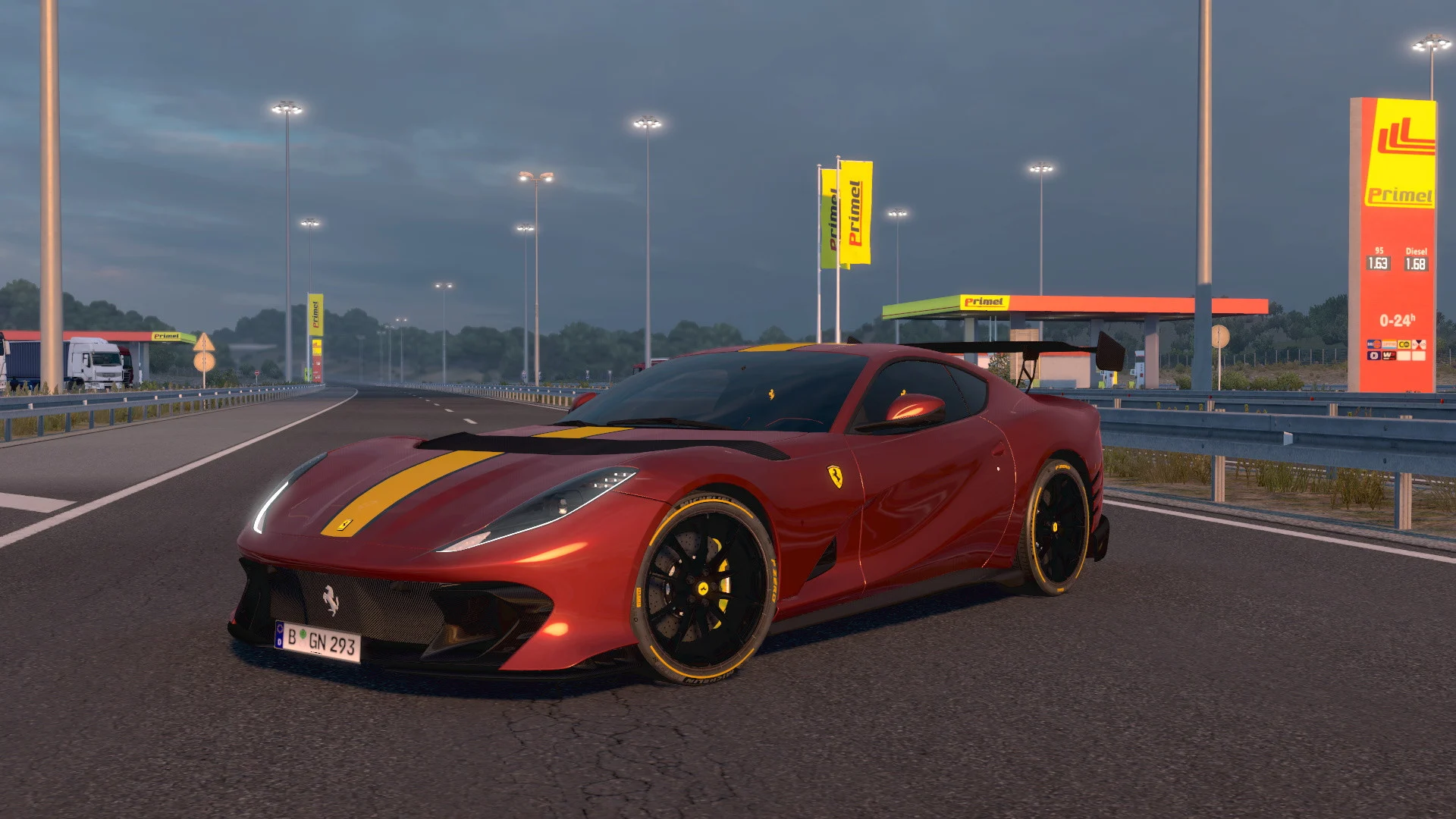 Euro Truck Simulator 2 "Ferrari 812 Competizione 2022" [v1.0]