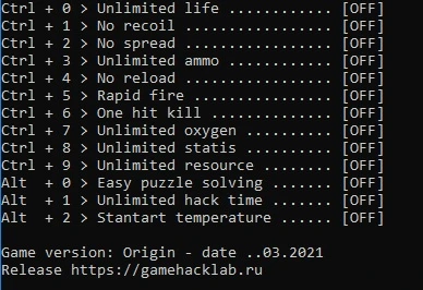 Dead Space 3: Трейнер/Trainer (+13) [Origin] {LIRW / GHL} - Updated: 17.03.2021