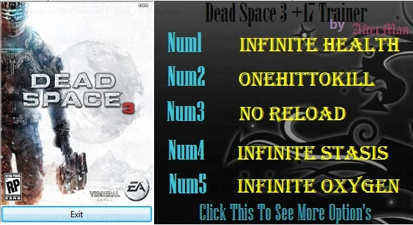 Dead Space 3: Трейнер/Trainer (+17) [1.0] {AfterMan}