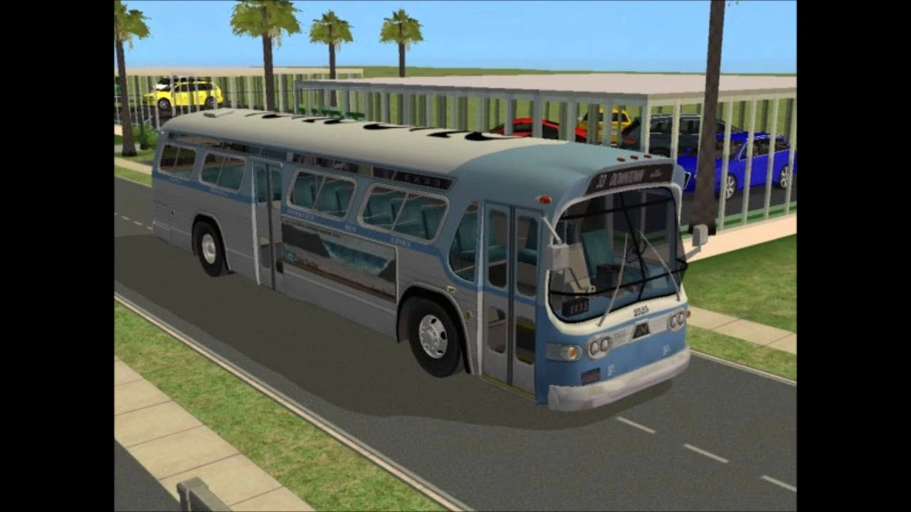 The Sims 2 ''Автобус 1967 Дженерал Моторс Новый вид TDH-5303''