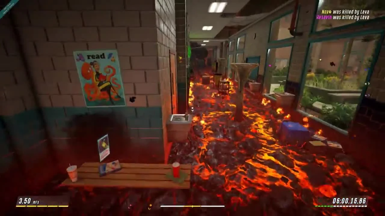 Пол это лава! Паркур на выживание в HOT LAVA