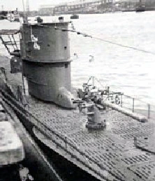 Палубное орудие на немецких субмаринах