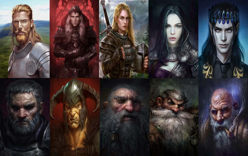 Icewind Dale: Enhanced Edition "Набор Фэнтези Портретов #3"