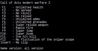 Call of Duty: Modern Warfare 2: Трейнер/Trainer (+13) [Prophet] {LIRW} - Updated: 29.12.2019