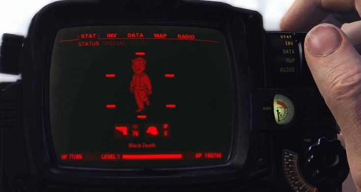 Fallout 4 "Черный Пип-Бой"