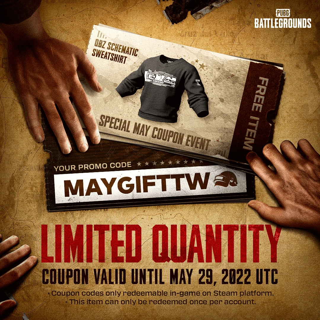 Разработчики PUBG устроили в твиттере бесплатную раздачу скина