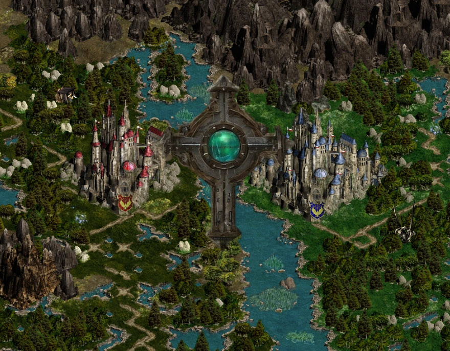 Disciples 2: Dark Prophecy "Мод Отражение - игра за одинаковые расы (Мод Мотлина 1.8.3)" [2.3.2b]