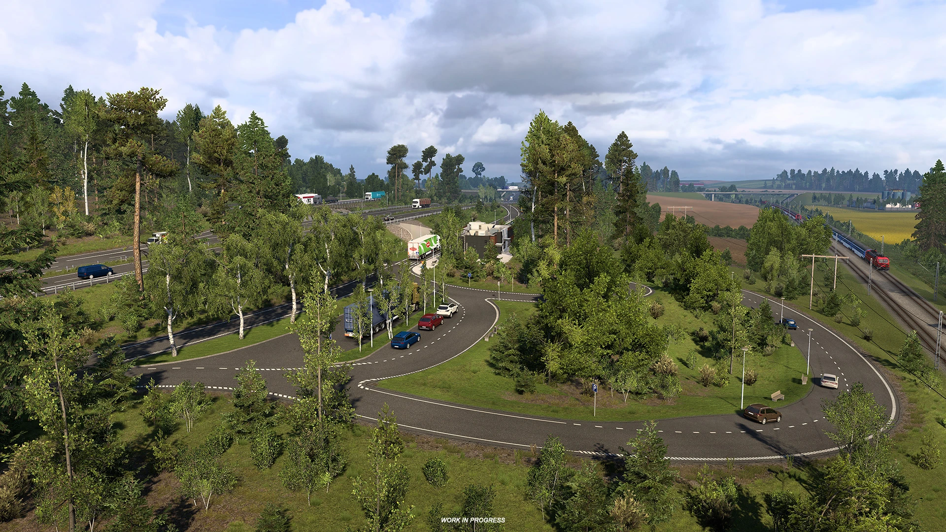 Свежие скриншоты из обновленной Скандинавии для Euro Truck Simulator 2