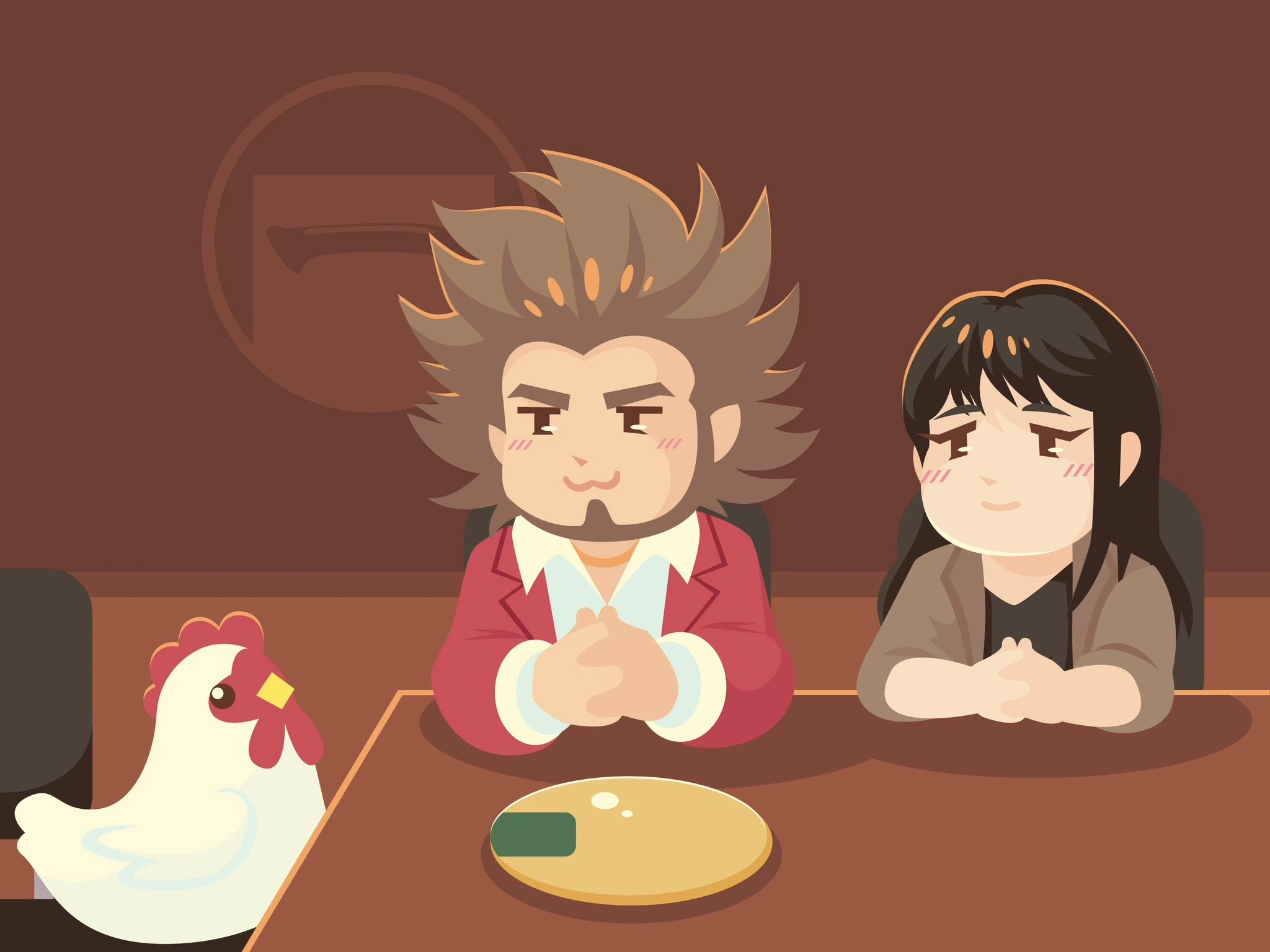 Когда работаешь вместе со своим талисманом фирмы